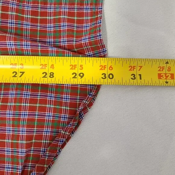 Mens Ralph Lauren Blake SS Plaid Button-Down Shirt Medium Preppy 90s Casual - Picture 10 of 10